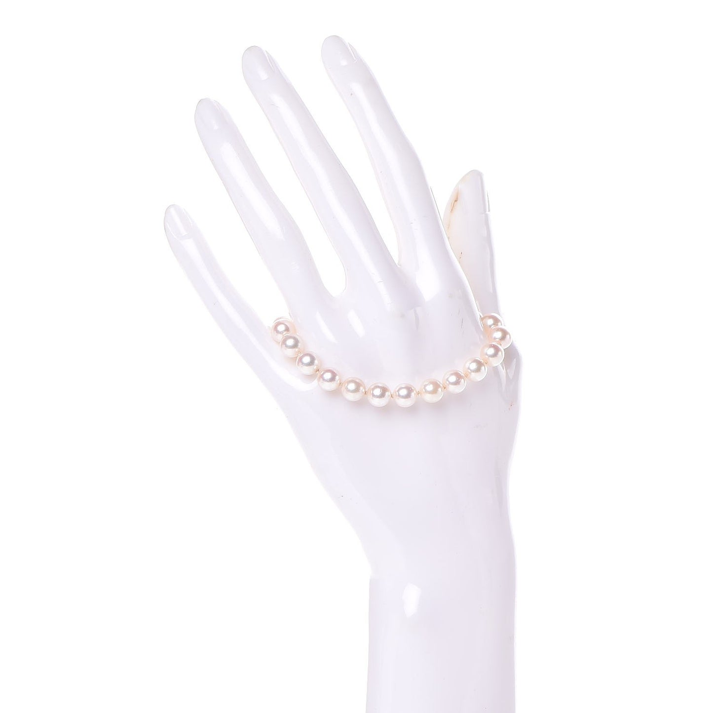 18K Yellow Gold 7mm Akoya Signature Pearls Bracelet