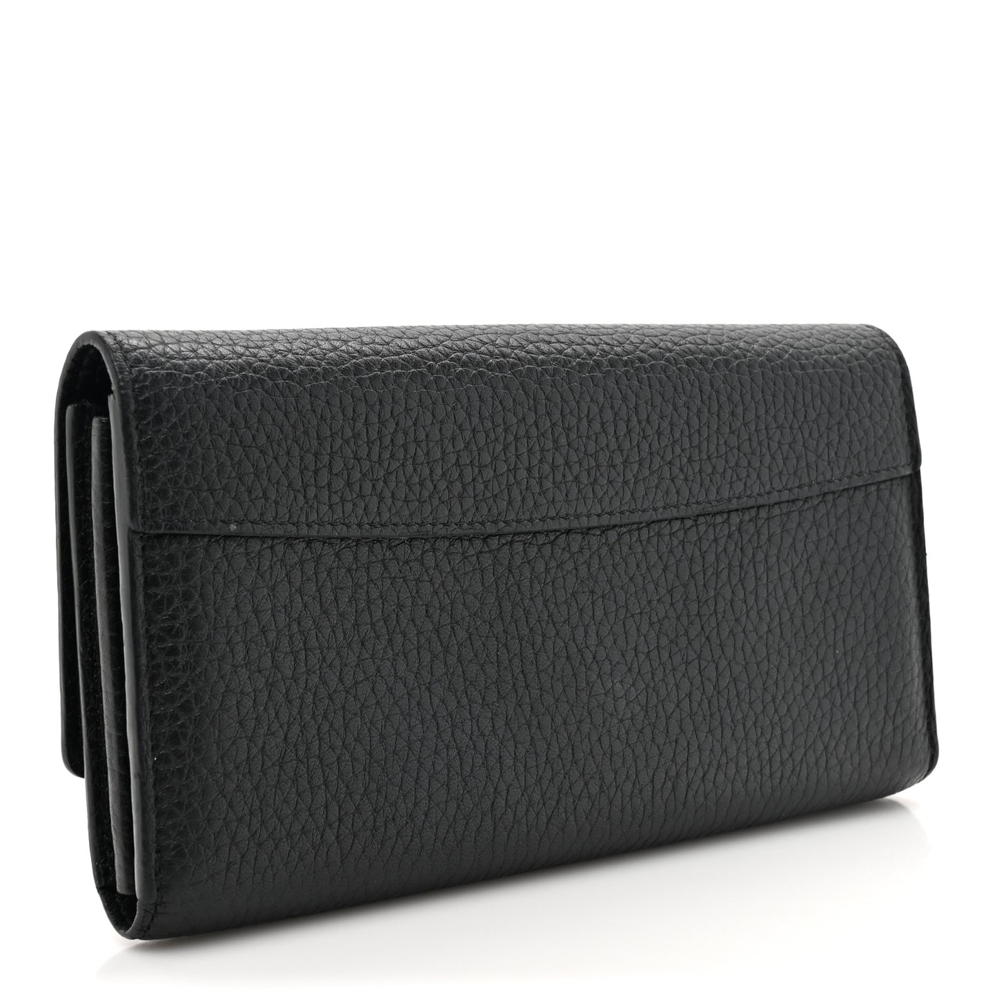 Taurillon Capucines Python Wallet Black