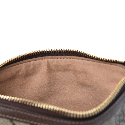 Gucci GG Supreme Monogram Web Small Ophidia Pouch Clutch Beige New Acero 8 of 8