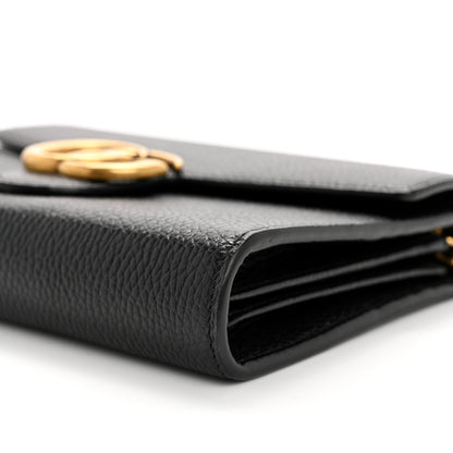 Gucci Calfskin GG Marmont Chain Wallet Black 10 of 10