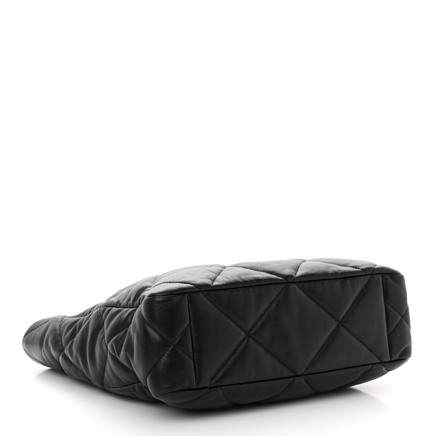 Chanel Lambskin Quilted Chanel 19 Shopping Bag Black 4 of 10
