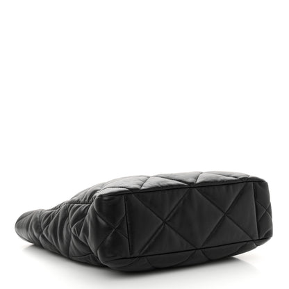 Chanel Lambskin Quilted Chanel 19 Shopping Bag Black 4 of 10