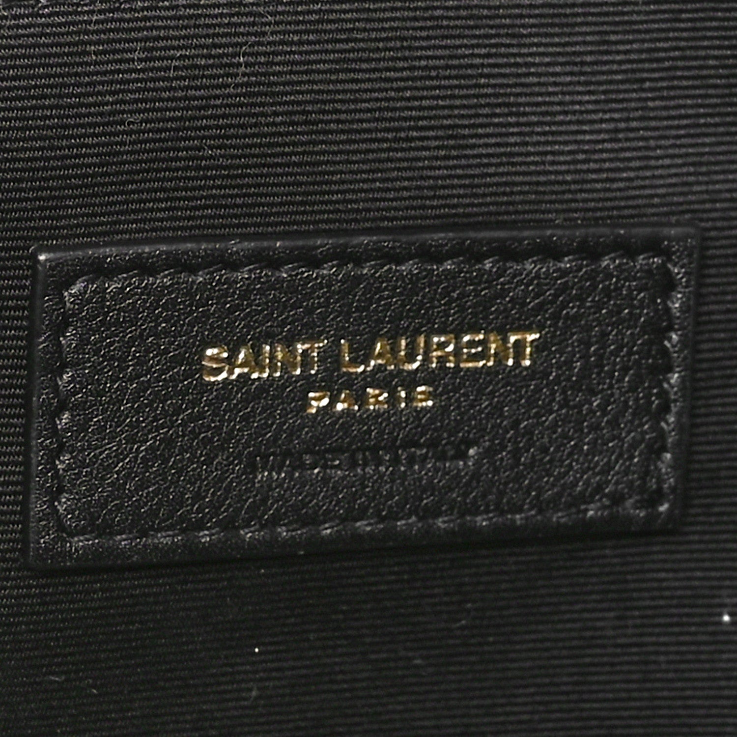 Saint Laurent Grain De Poudre Monogram Belt Bag Black 6 of 10