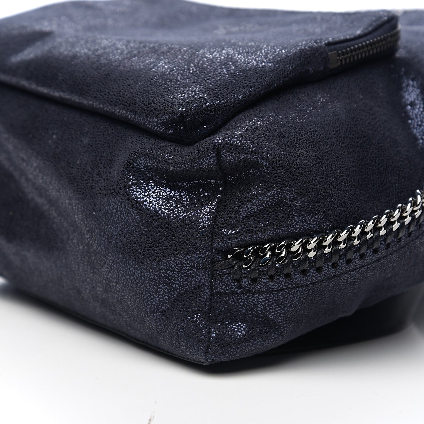 Shaggy Deer Small Falabella Backpack Lapis Navy