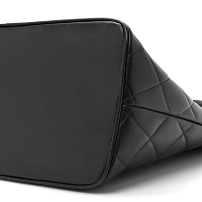 Chanel Lambskin Quilted Medallion Tote Black 10 of 15
