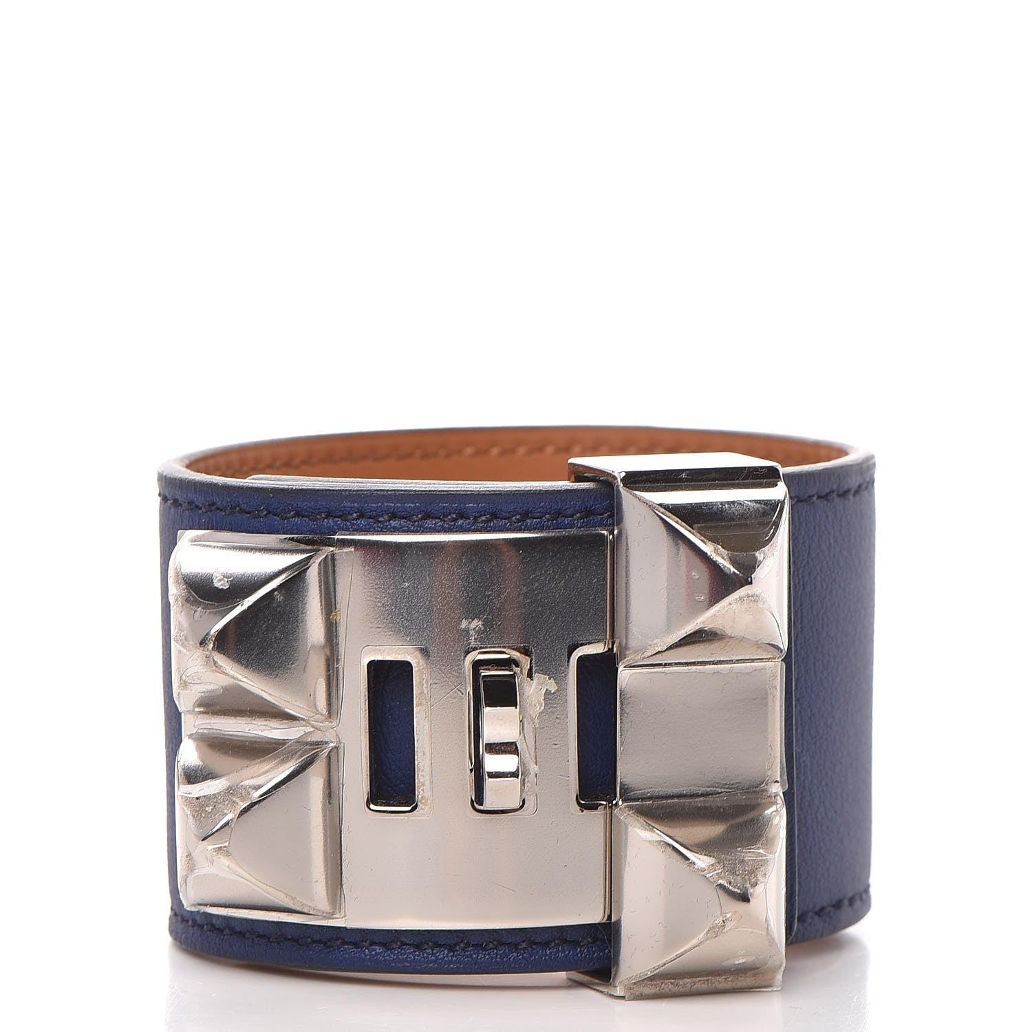 Hermes Swift Collier de Chien CDC Bracelet S Bleu Saphir 3 of 13
