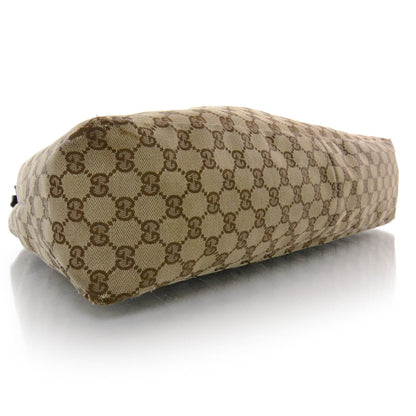 Gucci Monogram Large Horsebit Chain Hobo Ebony 4 of 12
