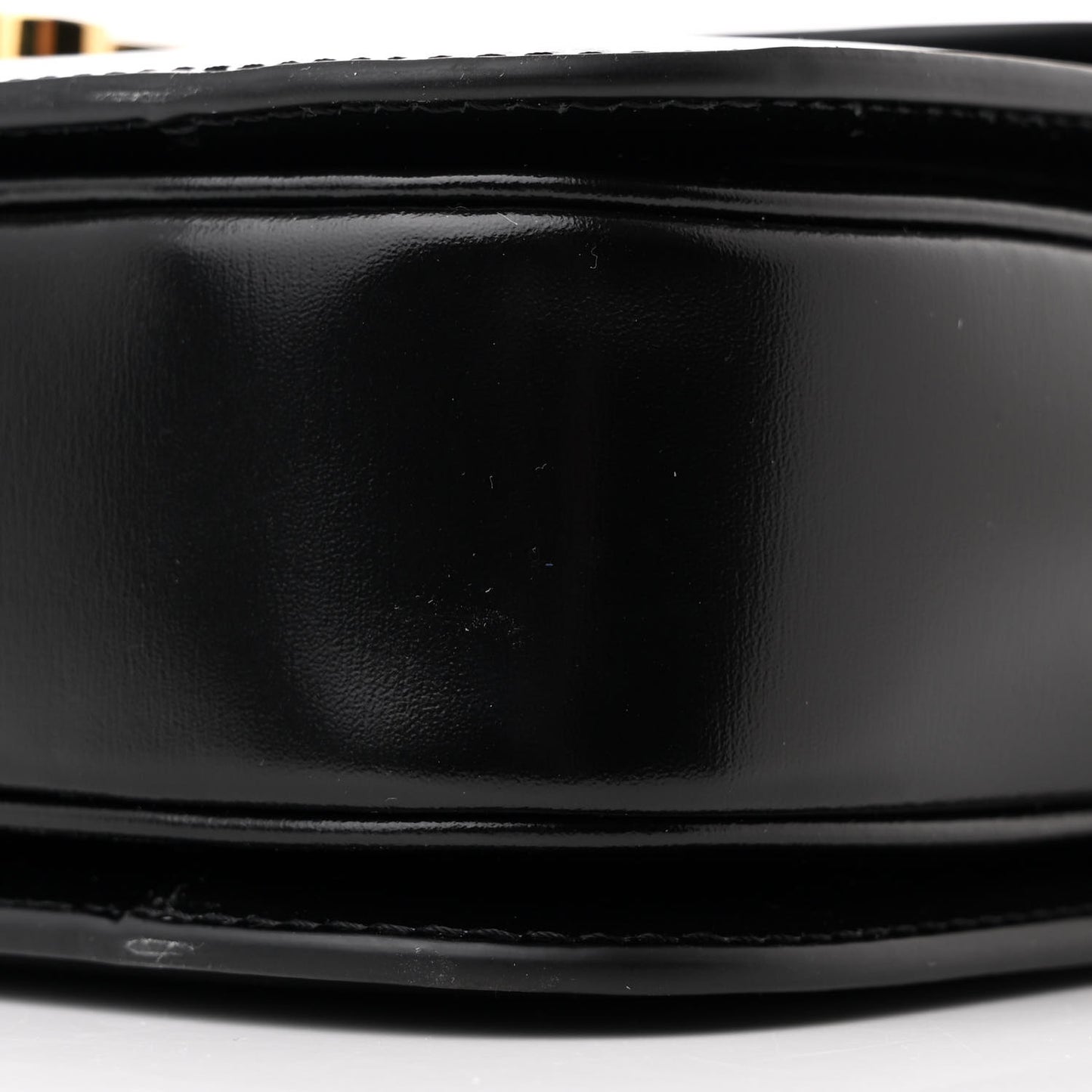 Shiny Calfskin Medium Triomphe Black