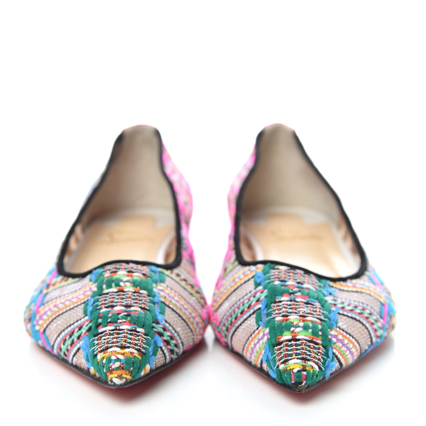 Lace Rete Tresse Suede Hippie Follies Flats 39 Version Multi