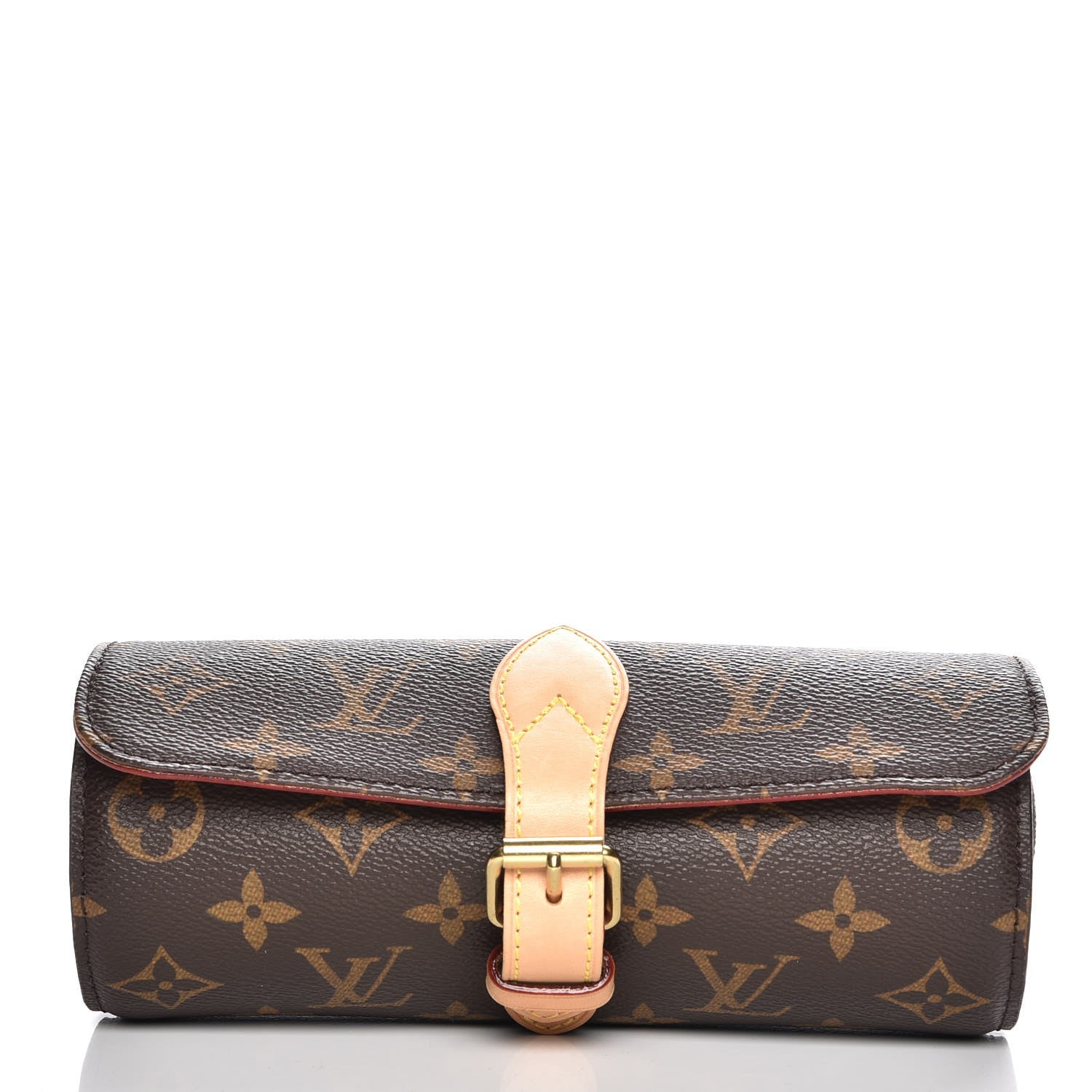 Louis Vuitton Monogram 3 Watch Travel Case 1 of 8