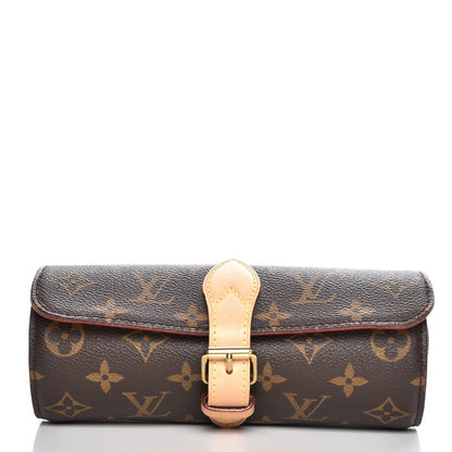 Louis Vuitton Monogram 3 Watch Travel Case 1 of 8