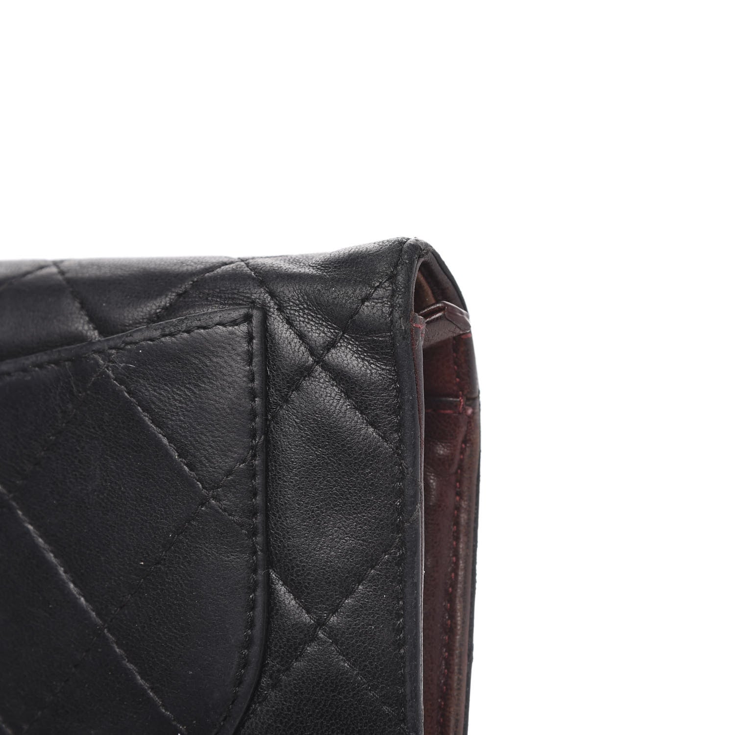 Chanel Lambskin Quilted Yen Wallet Black 13 of 16