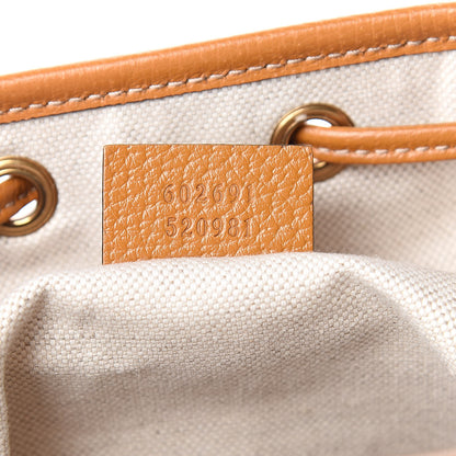 Gucci X DISNEY Mini Vintage GG Supreme Monogram Bucket Bag Beige Vintage Sun Oil 7 of 11