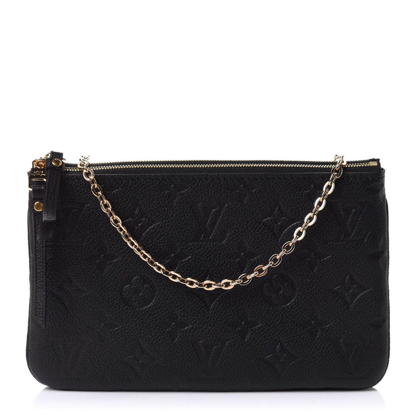 Empreinte Double Zip Pochette Black