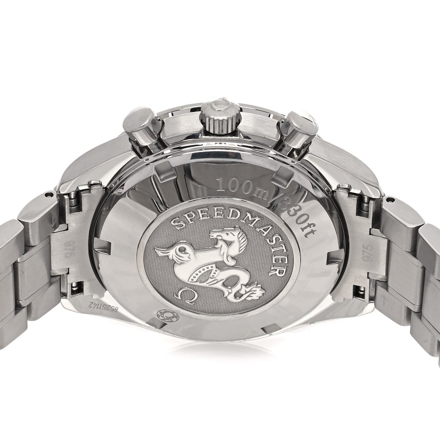 Stainless Steel 40mm Speedmaster Date Chronograph Automatic Watch 323.10.40.40.02.001