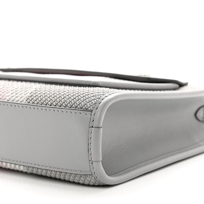Burberry Calfskin Check Mini Pocket Bag Grey 9 of 9