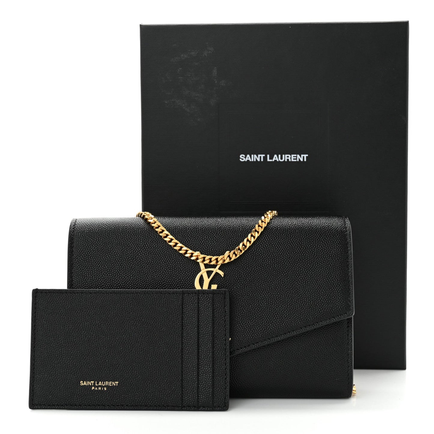 Grain de Poudre Uptown Chain Wallet Black