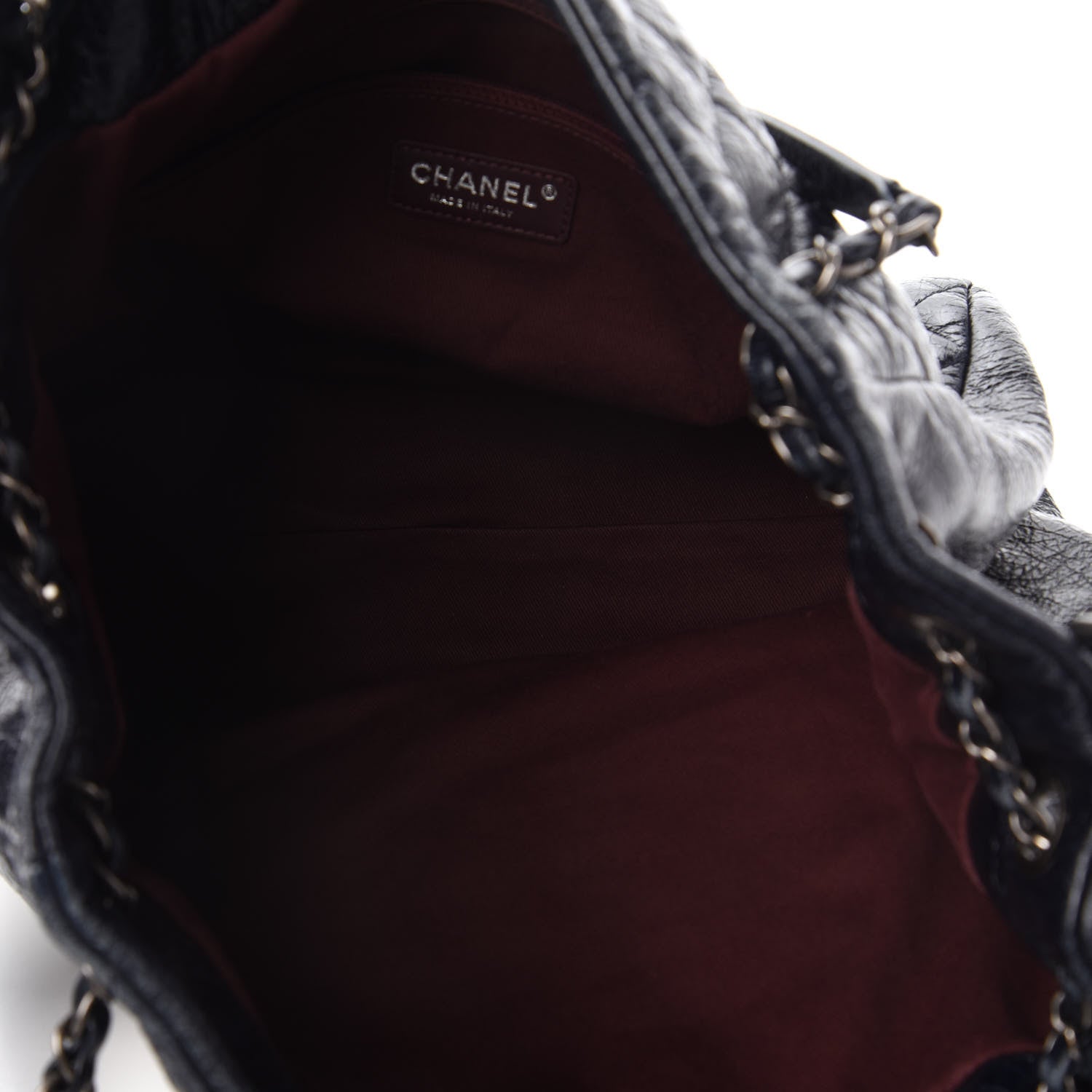 Chanel Glazed Calfskin Quilted Large Tote Black 5 of 11