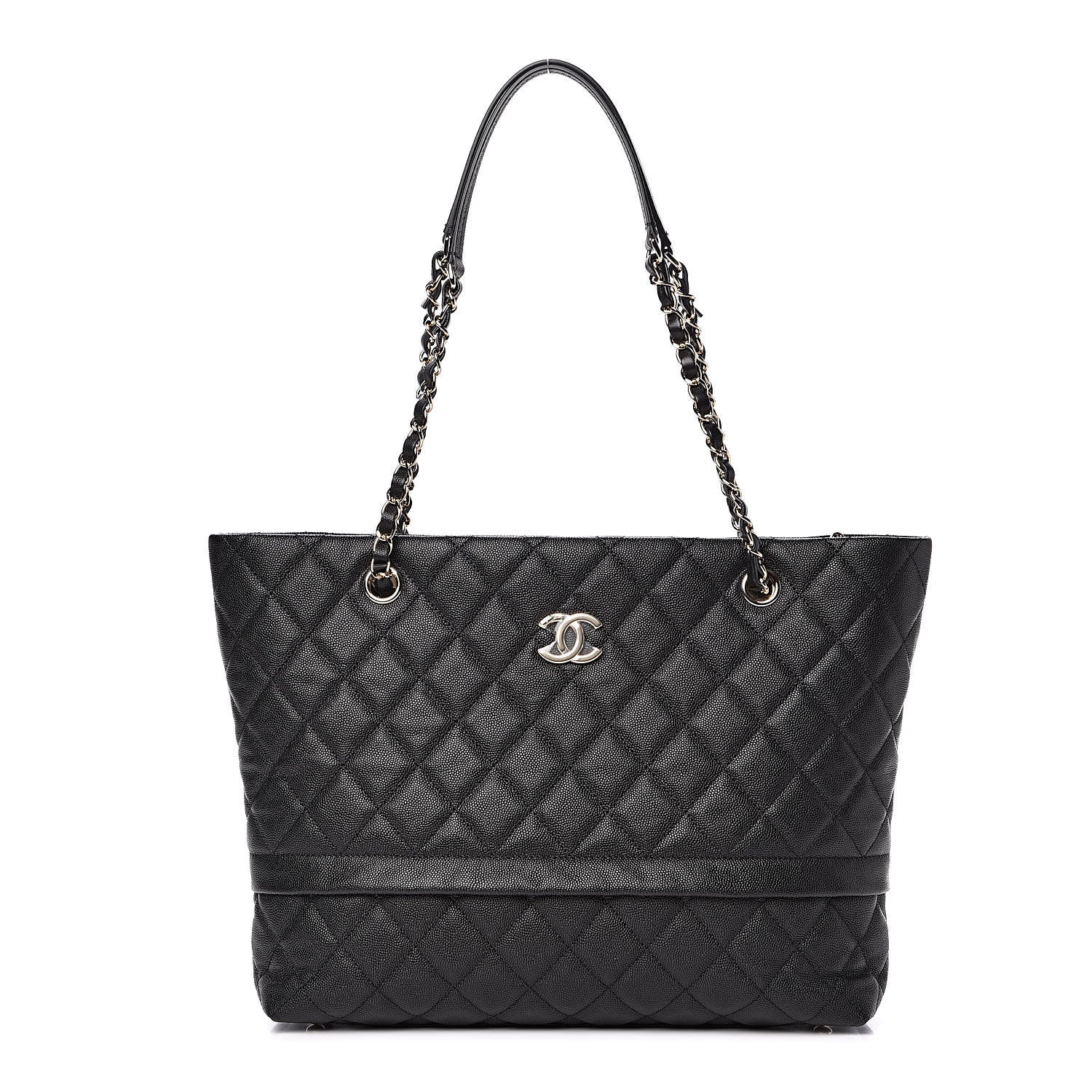 Chanel Caviar Quilted Rolled Up Tote Black 1 of 11