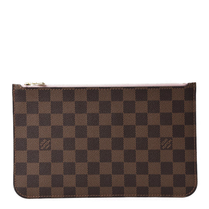 Louis Vuitton Damier Ebene Neverfull MM GM Pochette Rose Ballerine 1 of 9