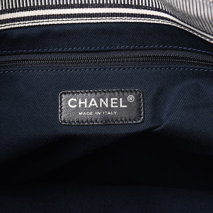 Chanel Denim Large Shopping Tote Blue 7 of 10