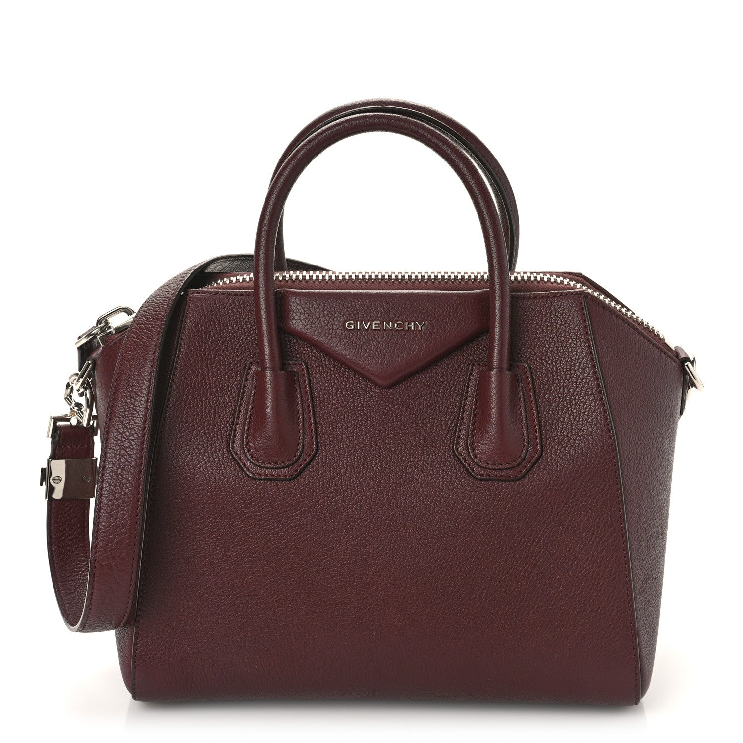 Givenchy Sugar Goatskin Small Antigona Oxblood 1 of 8