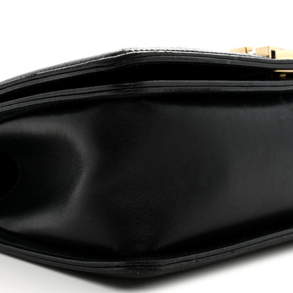 Chanel Lambskin Chain Quilted Medium Boy Flap Black 9 of 14
