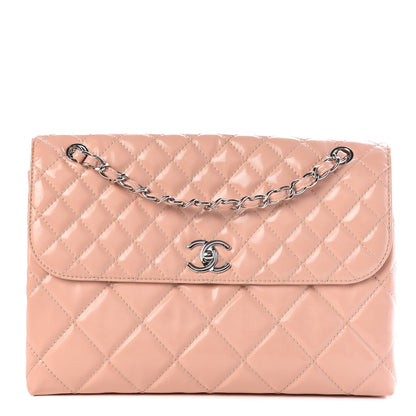 Chanel Vinyl Quilted In The Business Flap Bag Pink 1 of 10