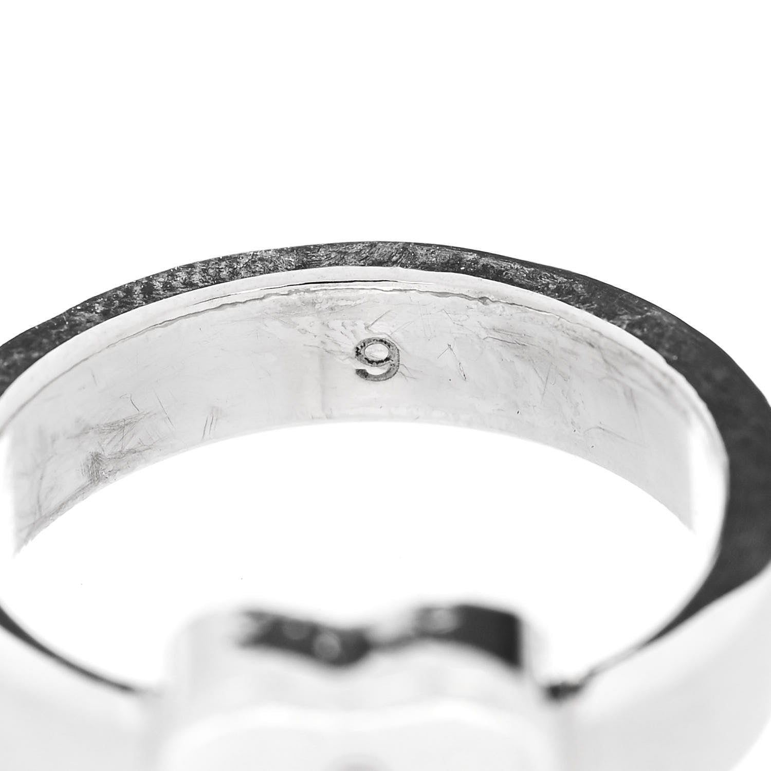 Gucci Sterling Silver Trademark Heart Ring 49 4.75 4 of 5