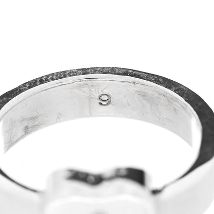 Gucci Sterling Silver Trademark Heart Ring 49 4.75 4 of 5