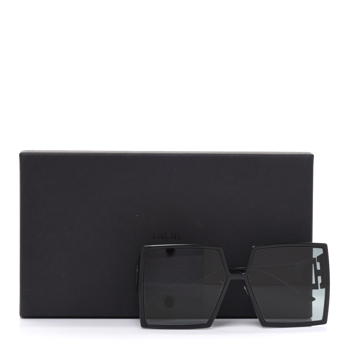 Square 30 Montaigne Sunglasses Black