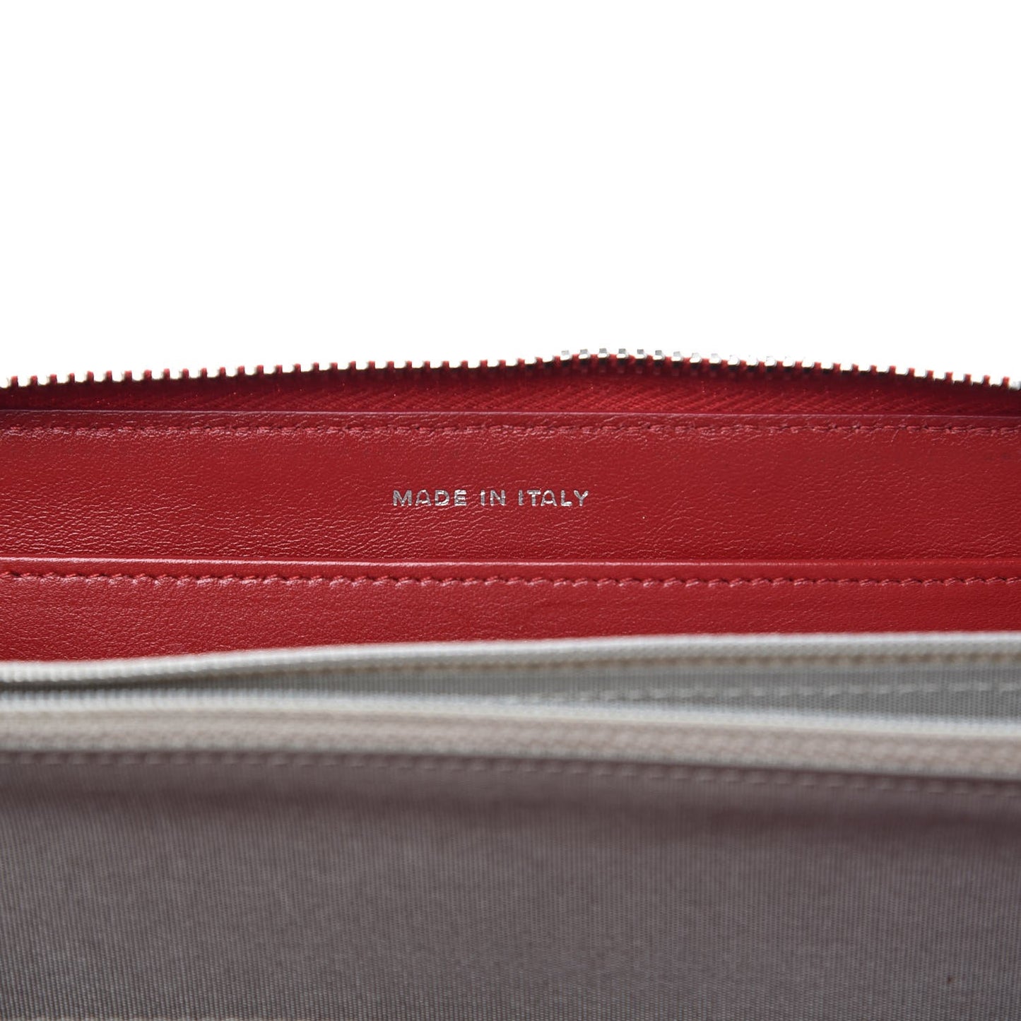 Caviar Sevruga Zip Around Wallet Red