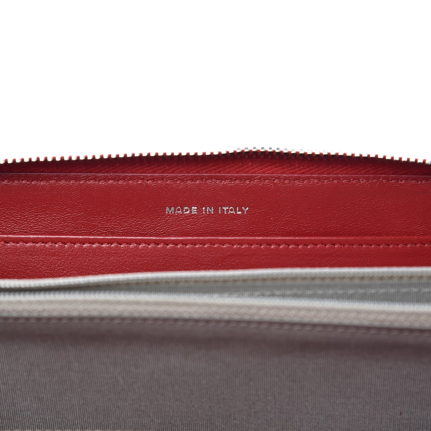 Chanel Caviar Sevruga Zip Around Wallet Red 7 of 12