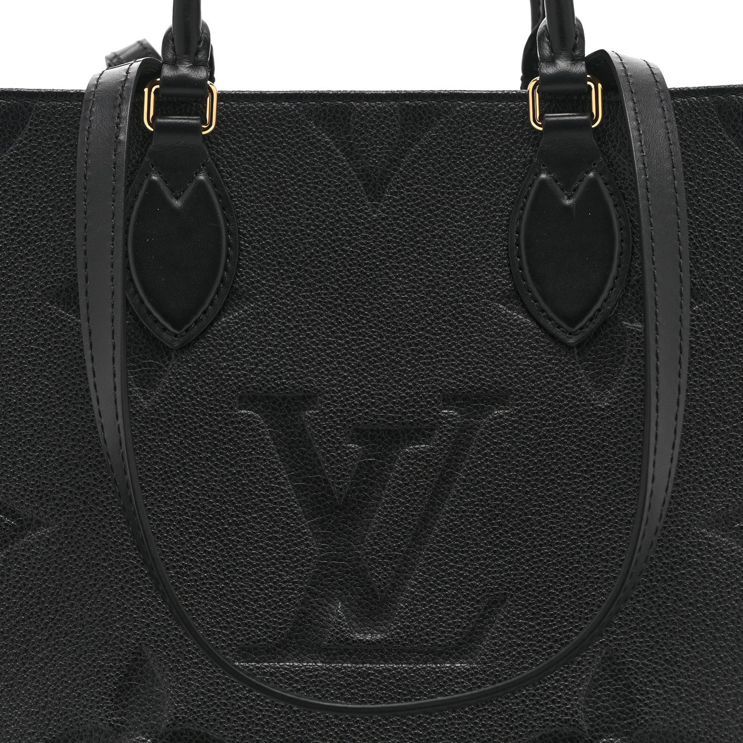 Louis Vuitton Empreinte Monogram Giant Onthego MM Black 7 of 9
