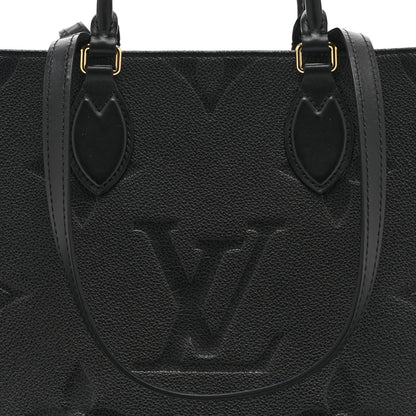 Louis Vuitton Empreinte Monogram Giant Onthego MM Black 7 of 9