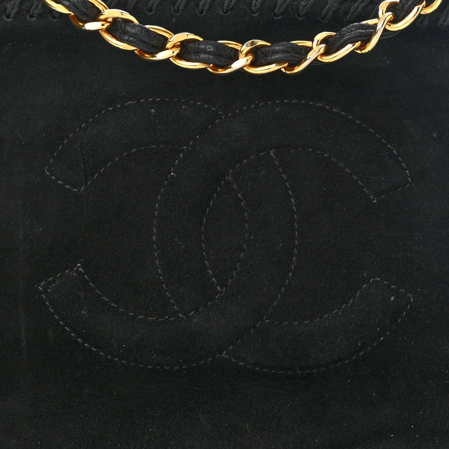 Suede CC Tassel Camera Case Black