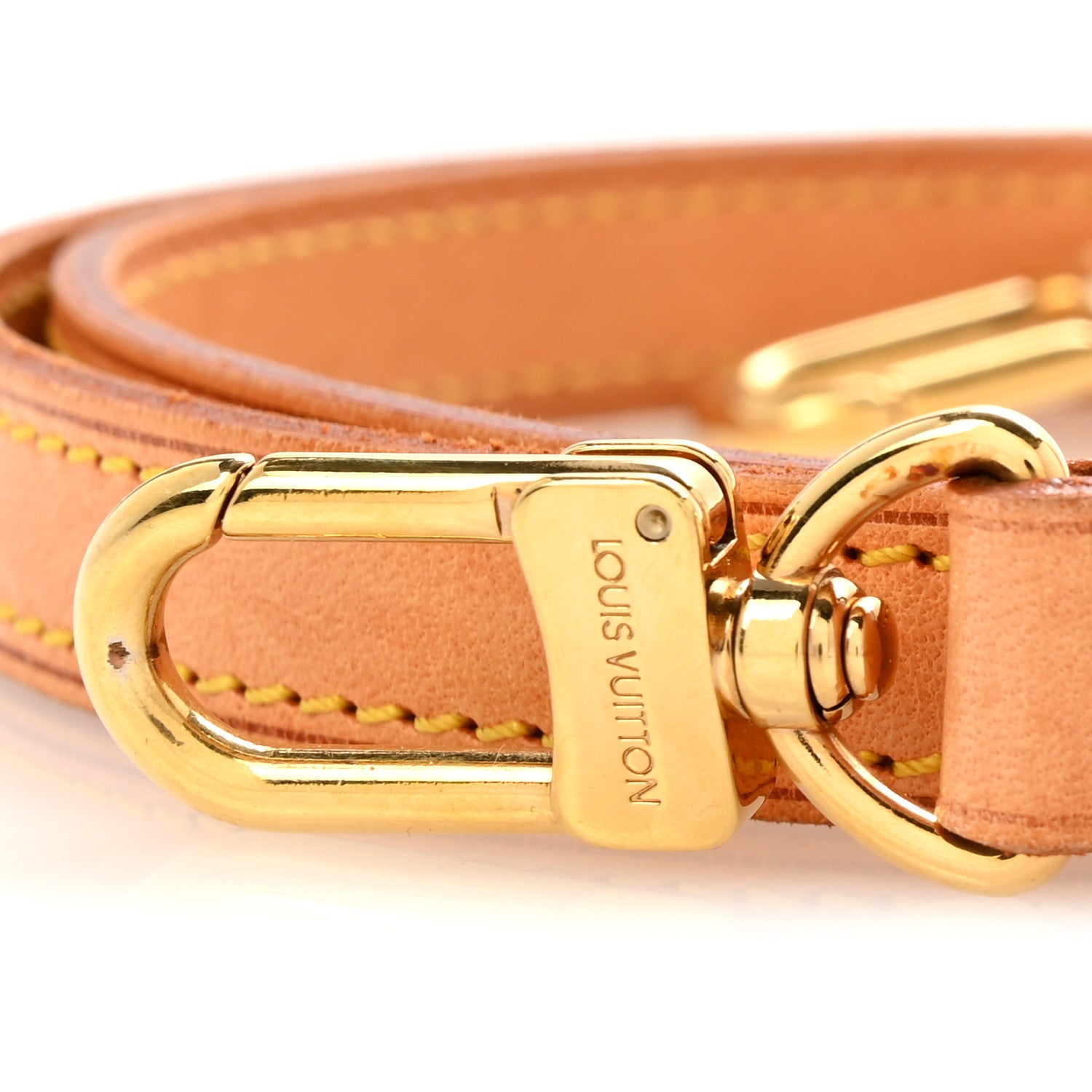 Louis Vuitton Vachetta 12mm Long Shoulder Strap VVN 4 of 8