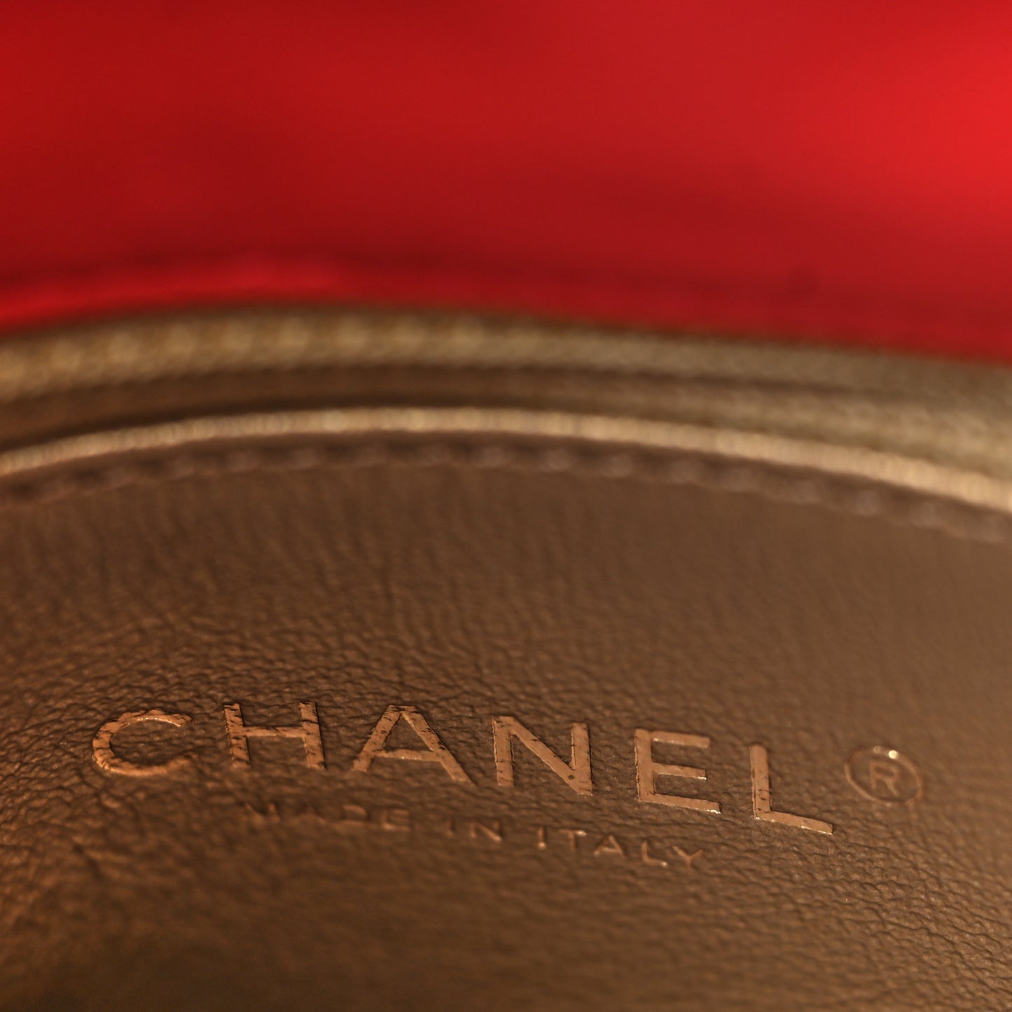 Lambskin Quilted Side-Packs Red