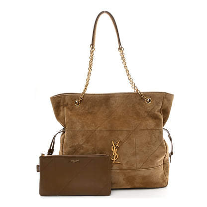Saint Laurent Suede Medium Jamie Shopping Tote Golden Leaf 3 of 13