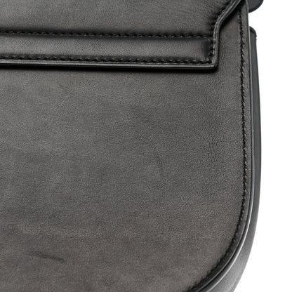 Saint Laurent Smooth Calfskin Monogram Medium Kaia Satchel Black 14 of 18