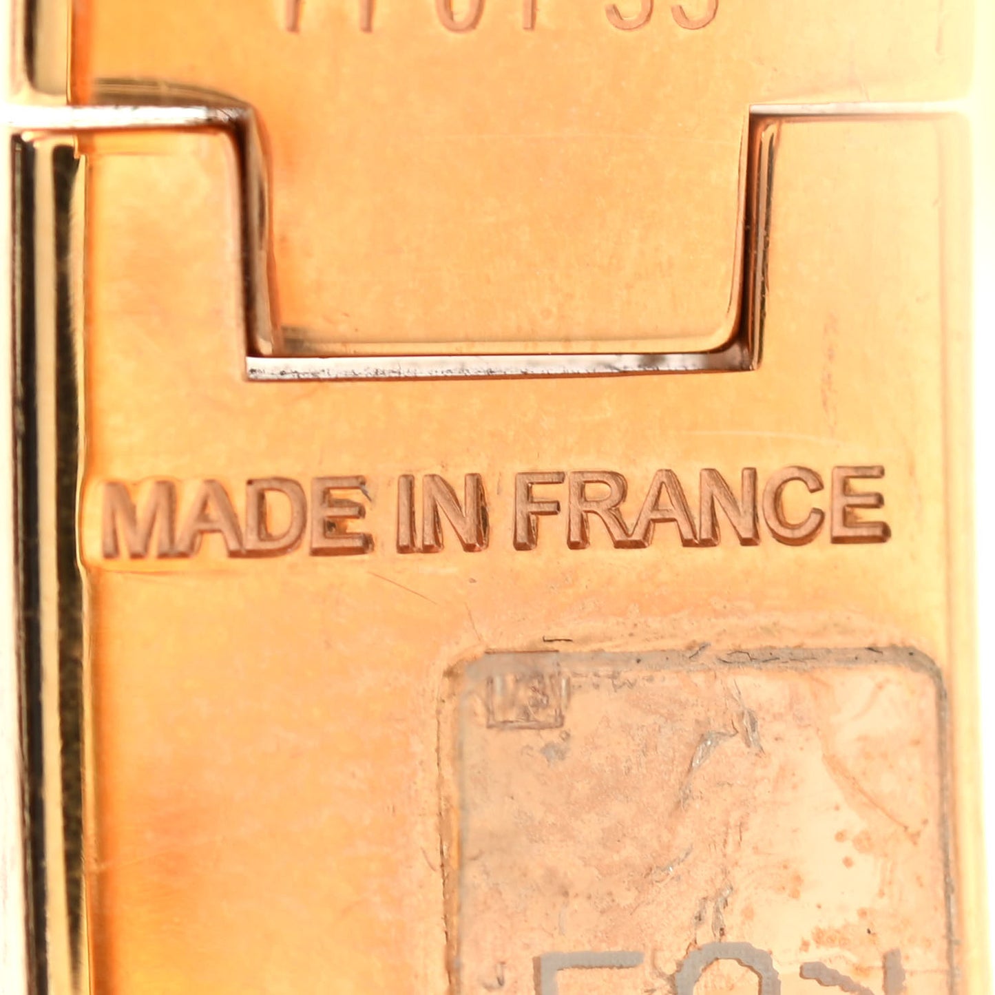 Enamel Narrow Clic Clac H Bracelet PM Bleu Lin