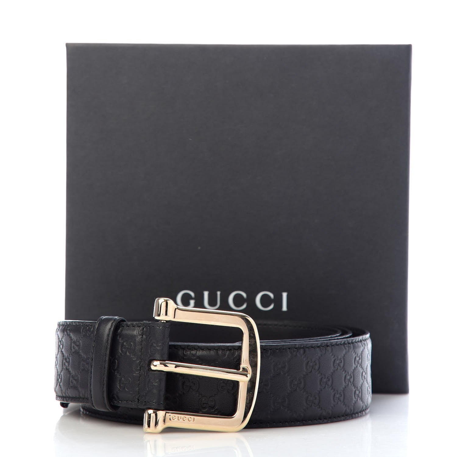 Gucci Microguccissima Belt 110 44 Black 7 of 7