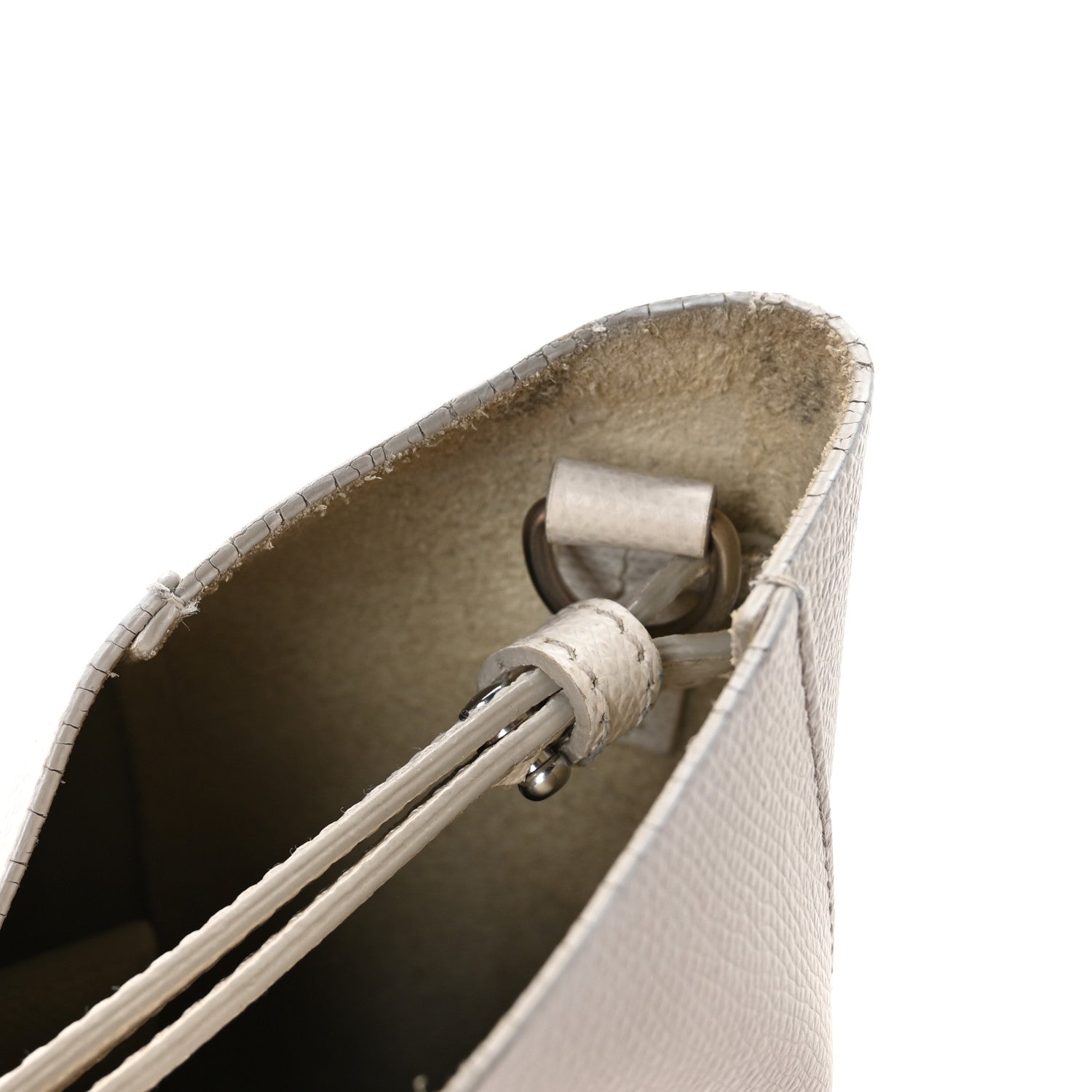 Celine Grained Calfskin Small Vertical Cabas Cream 11 of 13