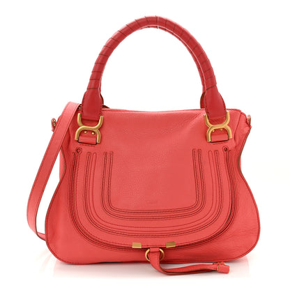 Chloe Calfskin Small Marcie Satchel Paradise Pink 2 of 19