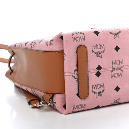 MCM Visetos Small Essential Backpack Soft Pink 7 of 8