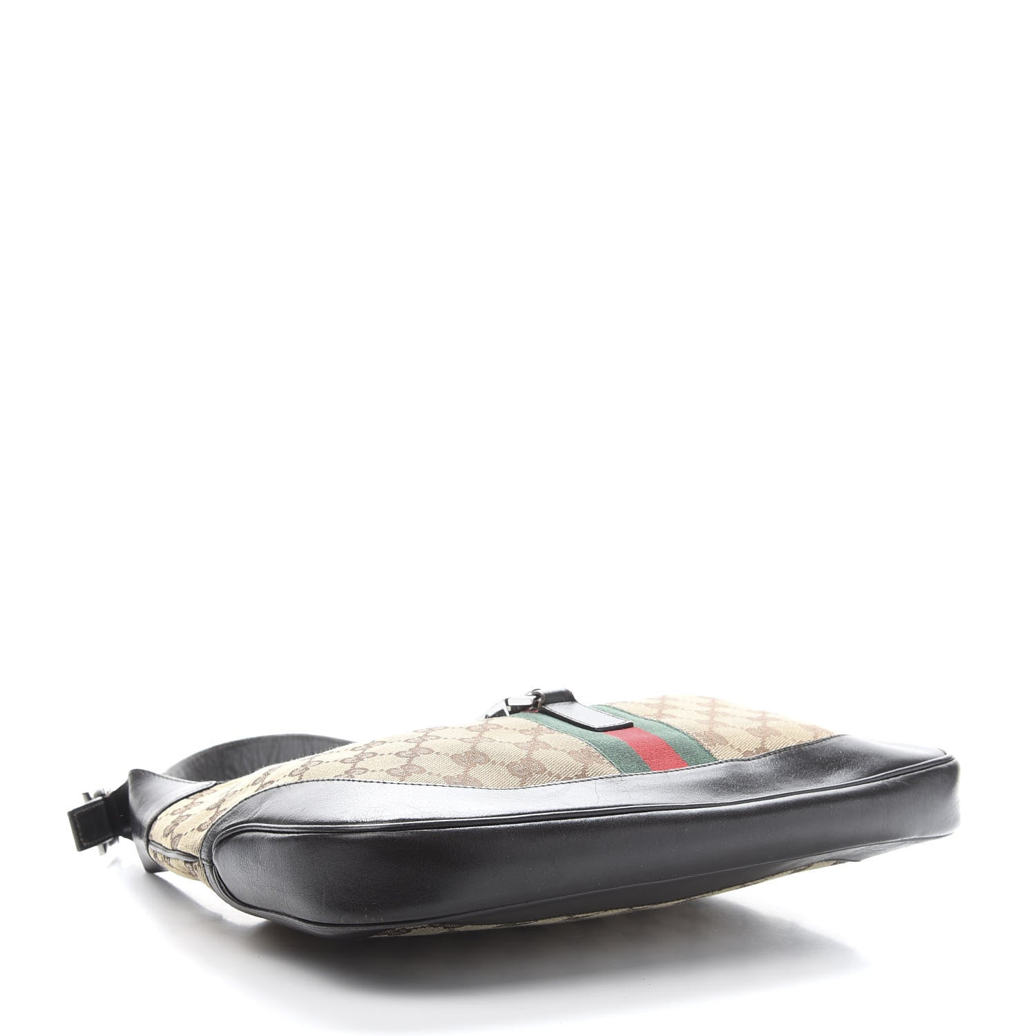 Gucci Monogram Web Jackie O Hobo Dark Brown 4 of 11