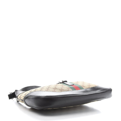 Gucci Monogram Web Jackie O Hobo Dark Brown 4 of 11