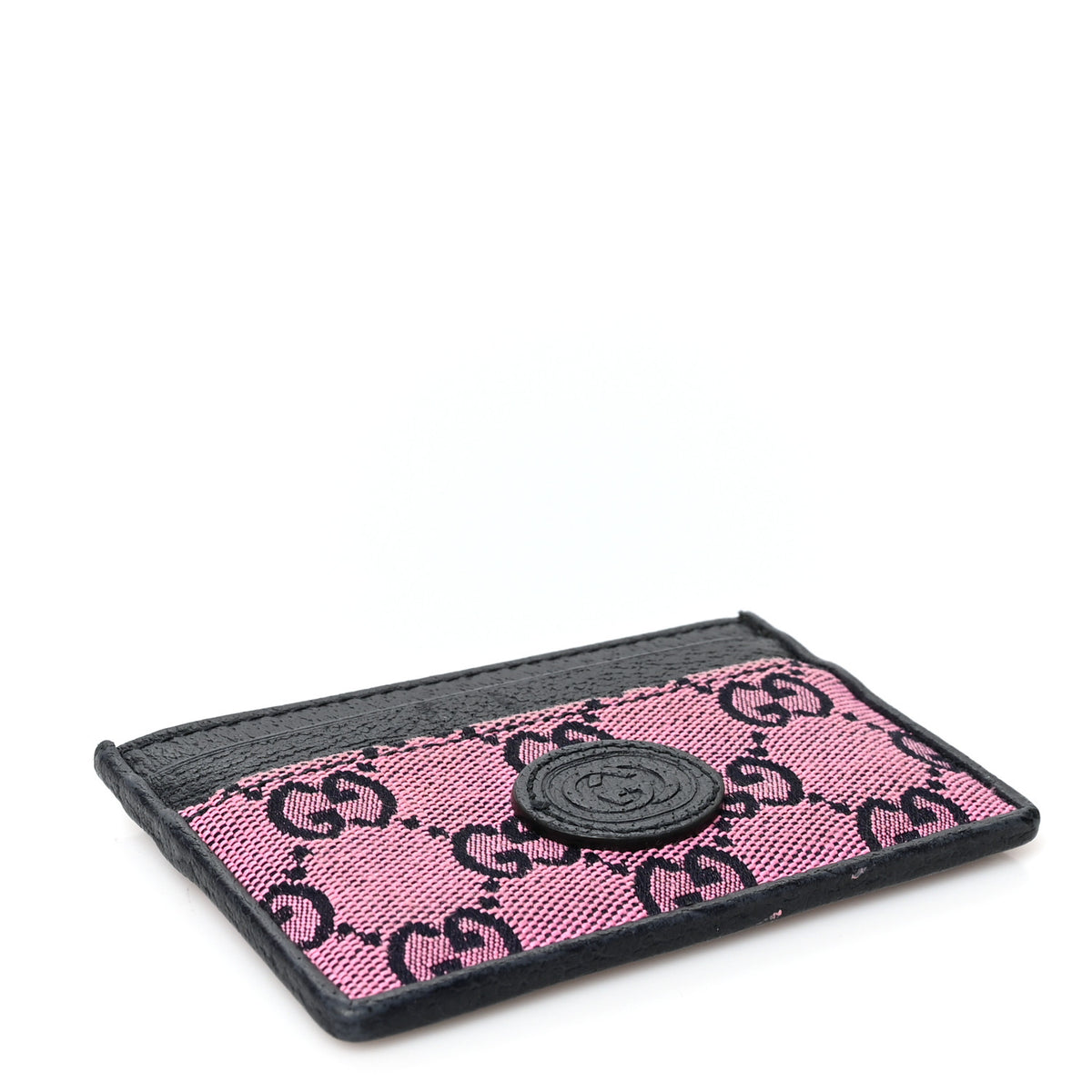 Gucci Monogram Multicolor Retro Interlocking G Card Holder Pink Blue 4 of 7