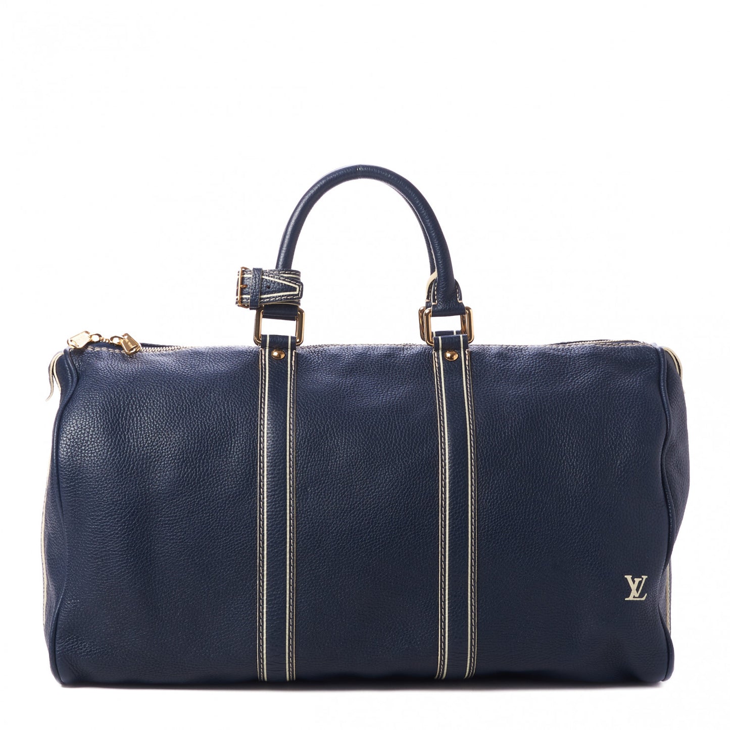 Tobago Leather Keepall 50 Blue