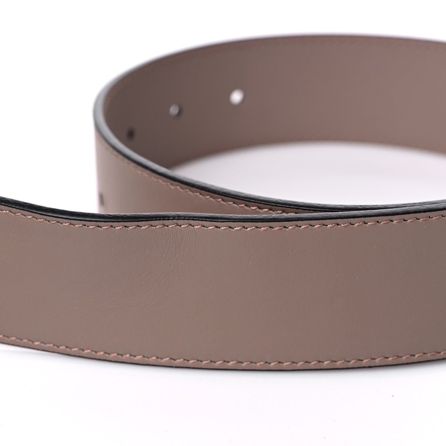 Calfskin Double G 40mm Belt 85 34 Porcelain Rose